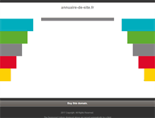 Tablet Screenshot of annuaire-de-site.fr